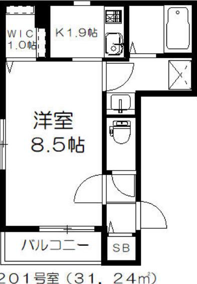 カーサ ダイヤ 201 荒川区の物件写真
