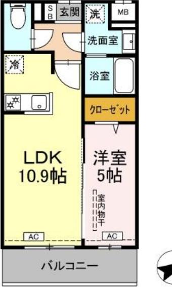 ロイジェントパークス西馬込 204 大田区 LDKの物件写真