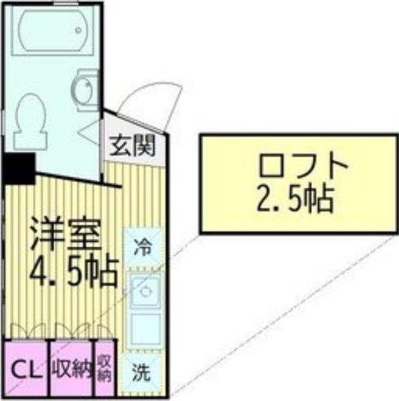 カーサヒカーナ西馬込 201 大田区 ワンルームの物件写真