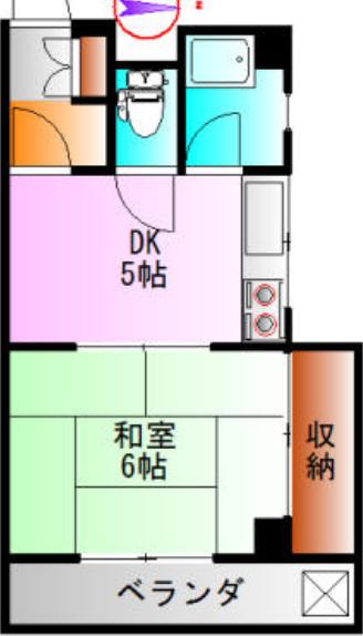 西蒲田町コーポ 202 大田区 6DKの物件写真