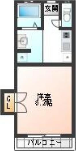 シャルムハイツ 103 大田区 Kの物件写真