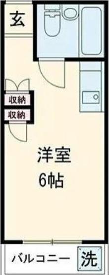 メゾン漆崎 205 品川区 ワンルームの物件写真