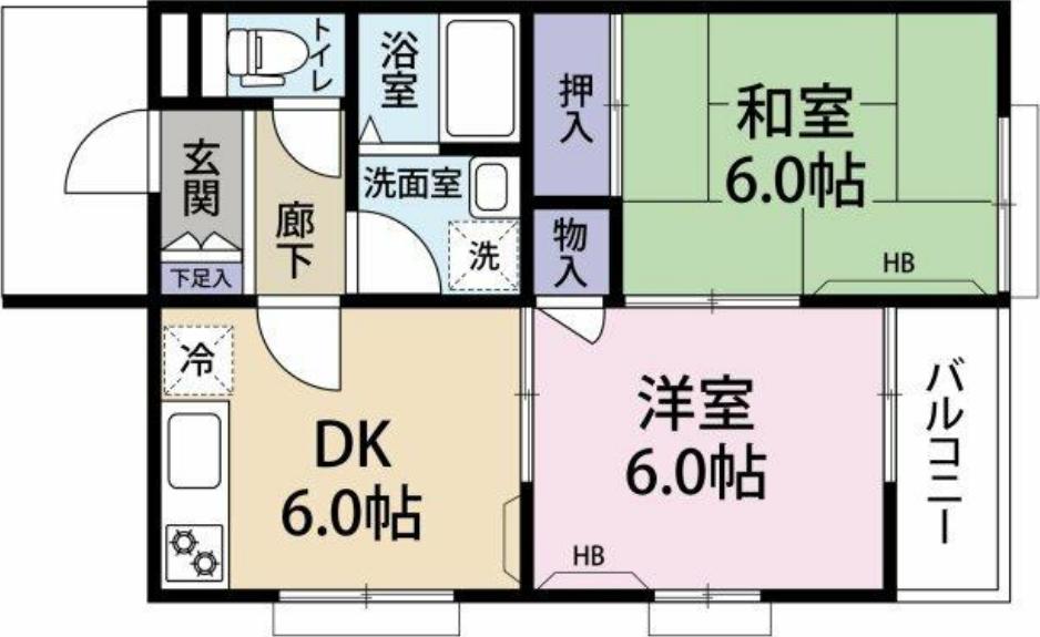 サンホープ白山 202 文京区 DKの物件写真