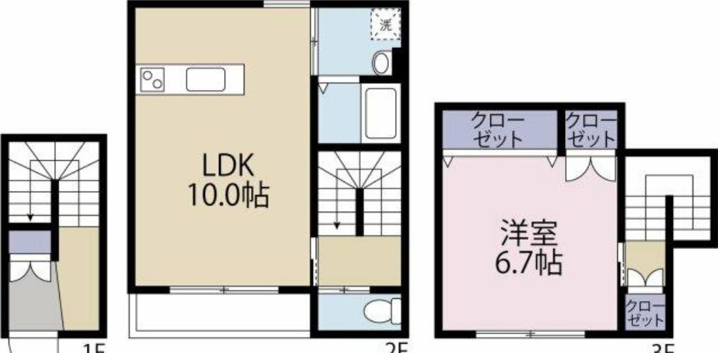 天野アパートメント 202 世田谷区 LDKの物件写真