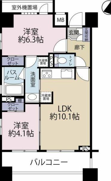 アトラス音羽 1103 文京区 LDKの物件写真