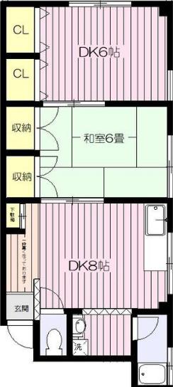 メゾンパルサンコー103 葛飾区 DKの物件写真