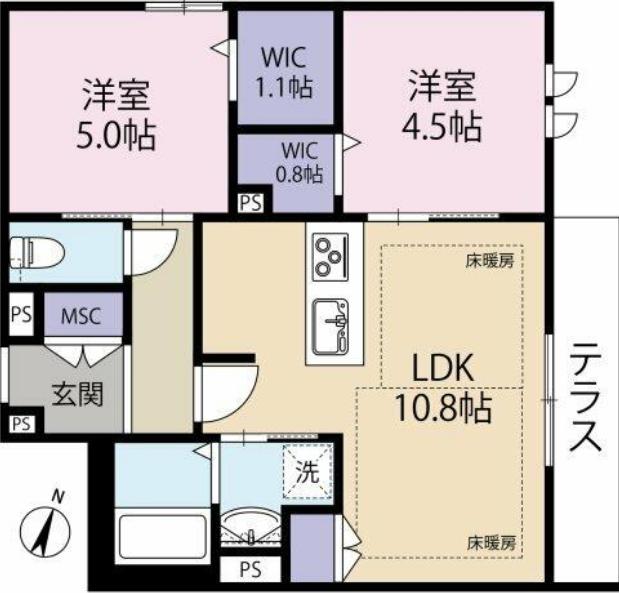 ＮＯＢＥＬ中落合 101 新宿区 LDKの物件写真