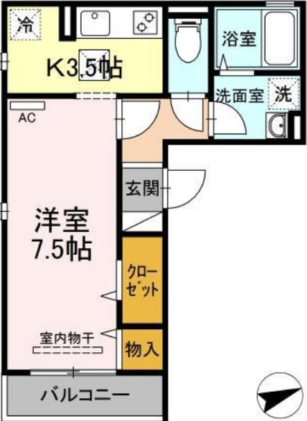 ガーデニア蒲田 101 大田区 Kの物件写真