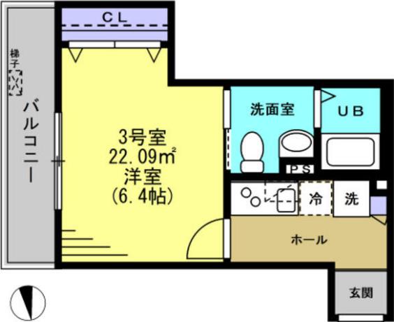 C S千住新橋 303 足立区 Kの物件写真