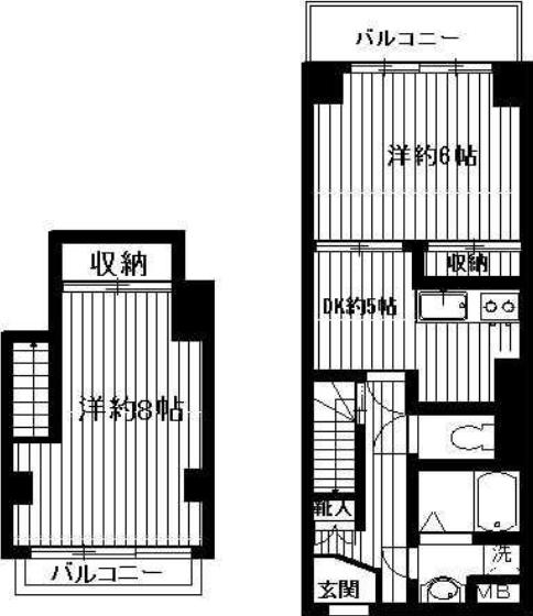 ピラ・ウエルス 306 板橋区 2DKの物件写真