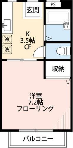 コモキャッスル南台 203 中野区 Kの物件写真
