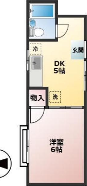 ハイムルカ 202 大田区 DKの物件写真