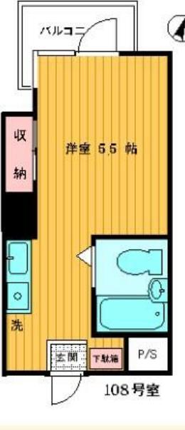 五本木第二ビル 108 目黒区 ワンルームの物件写真