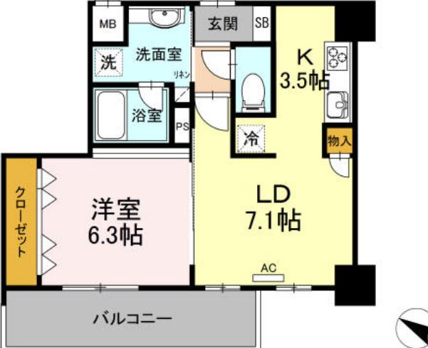 ハイムローゼVII 211 中野区 1LDKの物件写真