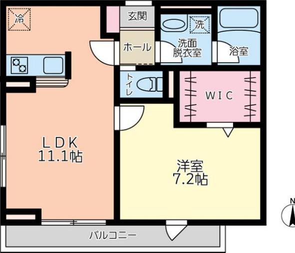 レグレス和 303 中野区 1LDKの物件写真