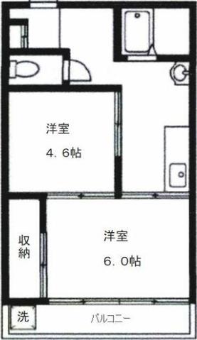 乾木工芸ビル 204 墨田区 2DKの物件写真