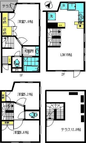 セボン馬込 107 大田区 LDKの物件写真