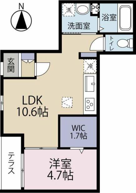 Ｃｒｅｓｔ高田馬場 101 新宿区 LDKの物件写真
