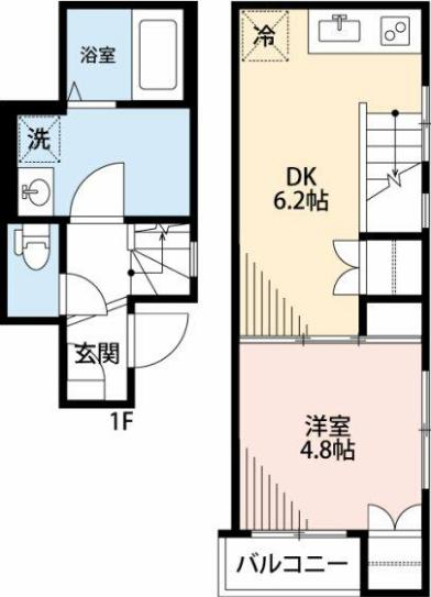 CLIFTON K 102 世田谷区 DKの物件写真
