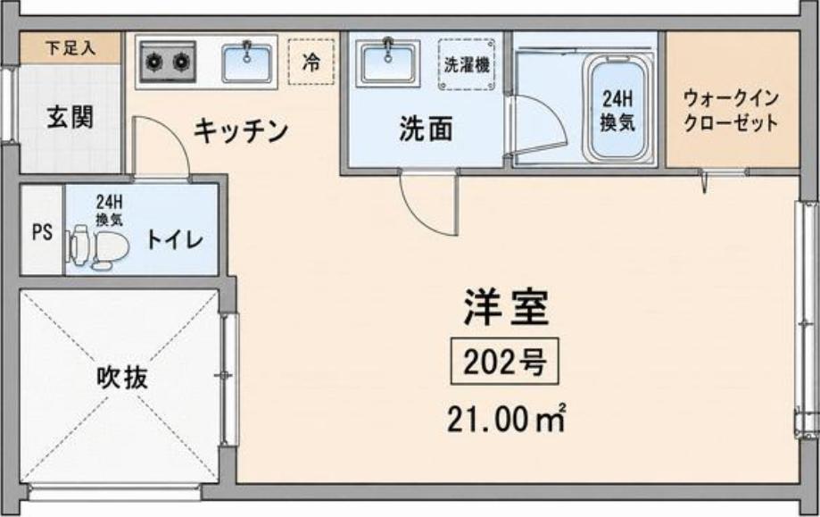 Kレジデンス 202 板橋区 Kの物件写真