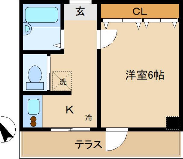 第３８シンエイビル 101 大田区 Kの物件写真