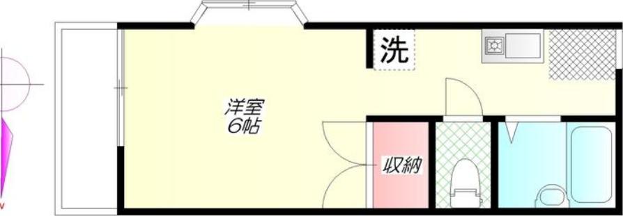 ドミール平町 101 目黒区 ワンルームの物件写真
