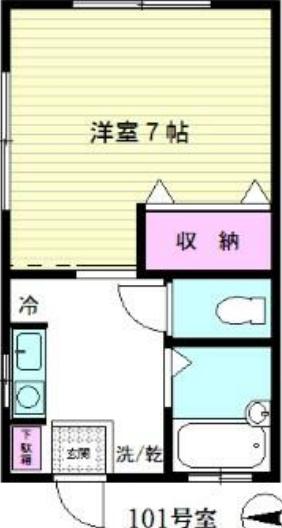 サンポアール 101 目黒区 Kの物件写真