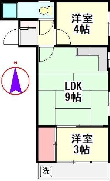 町田ファミリー 13 墨田区 2DKの物件写真