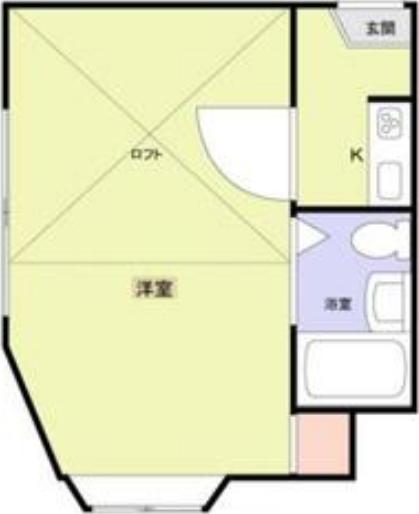 フォーシル祐天寺 205 目黒区 Kの物件写真