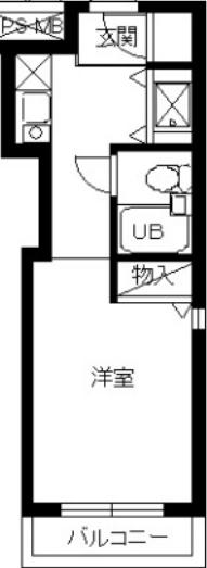 スカイコート喜多見 306 世田谷区 ワンルームの物件写真