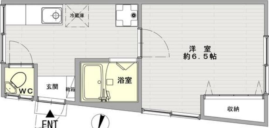 植松荘 101 荒川区の物件写真